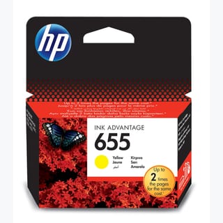 HP 655 Yellow Ink Cartridge New