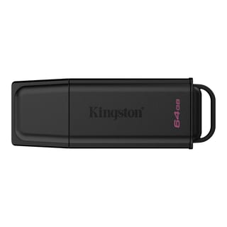 Kingston 64GB Portable USB 3.2 Gen 1 DataTraveler Exodia Black