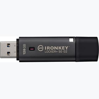 Kingston 128GB IronKey Locker Plus 50 G2 FIPS 197 AES-256