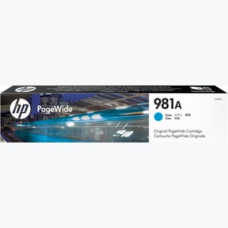 HP 981A Cyan Original Pagewide Cartridge