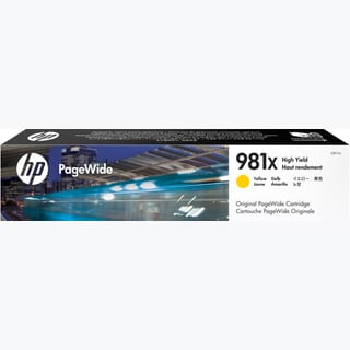 HP 981X Yellow Original PageWide Cartridge