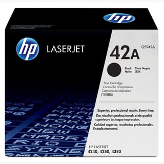 HP 42A LaserJet 4250/4350/4240 Black Print Cartridge
