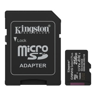 Kingston 256GB microSDXC Canvas Select Plus Gen3 150MB/s A1 Card + Adapter