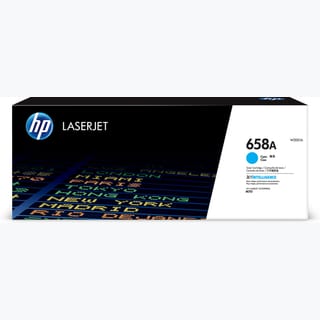 HP 658A Cyan LaserJet Toner Cartridge