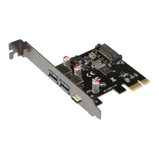 PCI-E 2A + 1C USB3 CARD