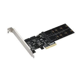 PCI-E: 2XSATA + 2XM.2 CARD