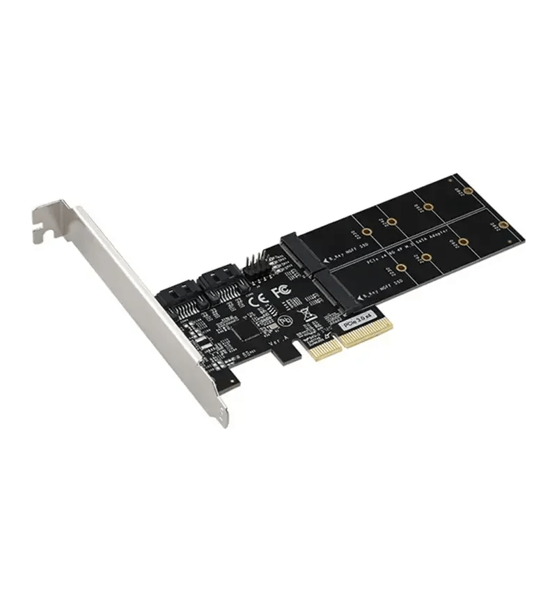 PCI-E: 2XSATA + 2XM.2 CARD
