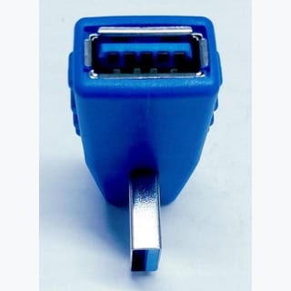 USB3 (M) TO (F)  90 DEGREE  DONGLE