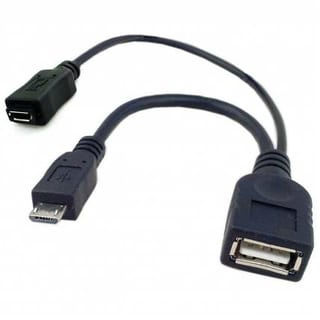 USB (F) TO MICRO (F) + MICRO (M)
