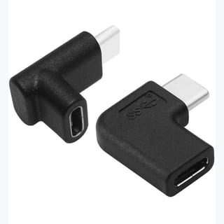 USB-C M-F 90 DEGREE ADAPTER PAIR