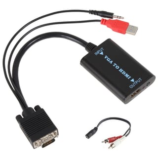 VGA + AUDIO + USB TO HDMI (F)