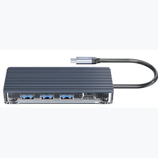 ORICO 6 PORT TYPE-C TRANSPARENT HUB - GR