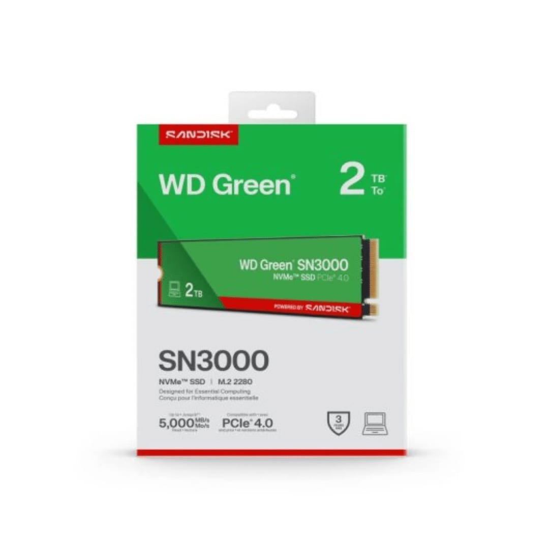 M.2 NVME 2000GB WD GREEN